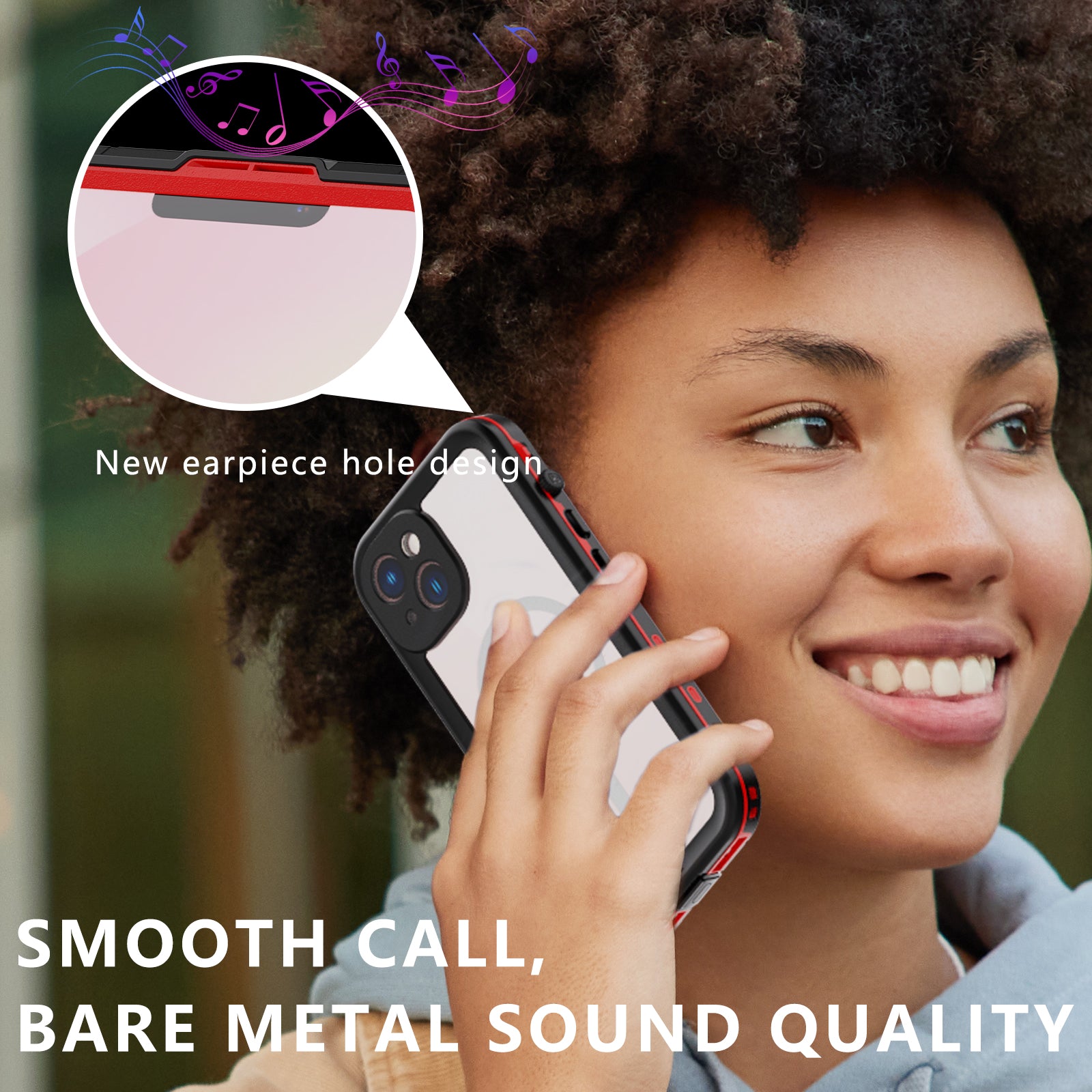 TPU+PC material snowproof, waterproof, dustproof, and shockproof phone case(iPhone 14/14 Plus/14 Pro/14 Pro Max)