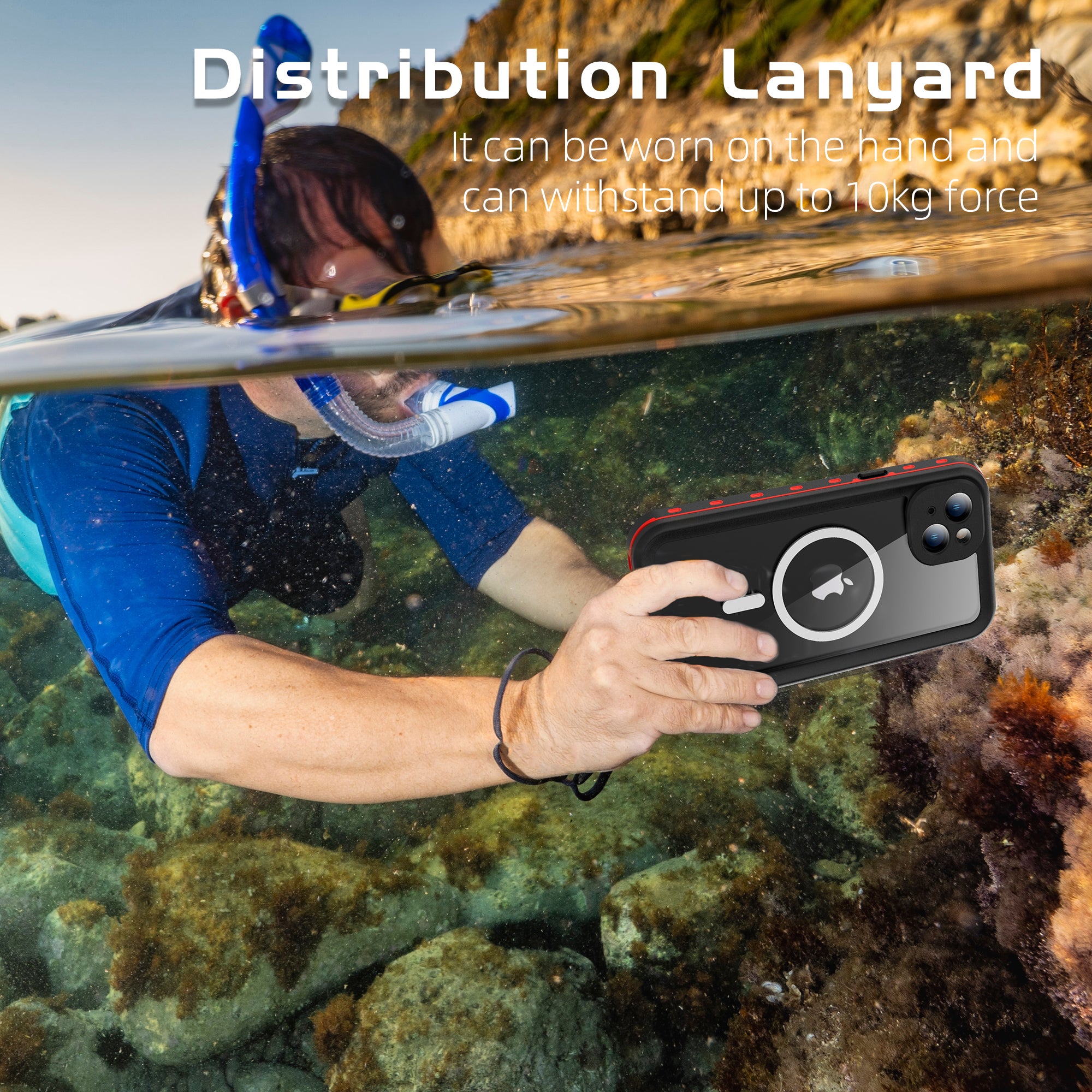 TPU+PC material snowproof, waterproof, dustproof, and shockproof phone case(iPhone 15/15 Plus/15 Pro/15 Pro Max)