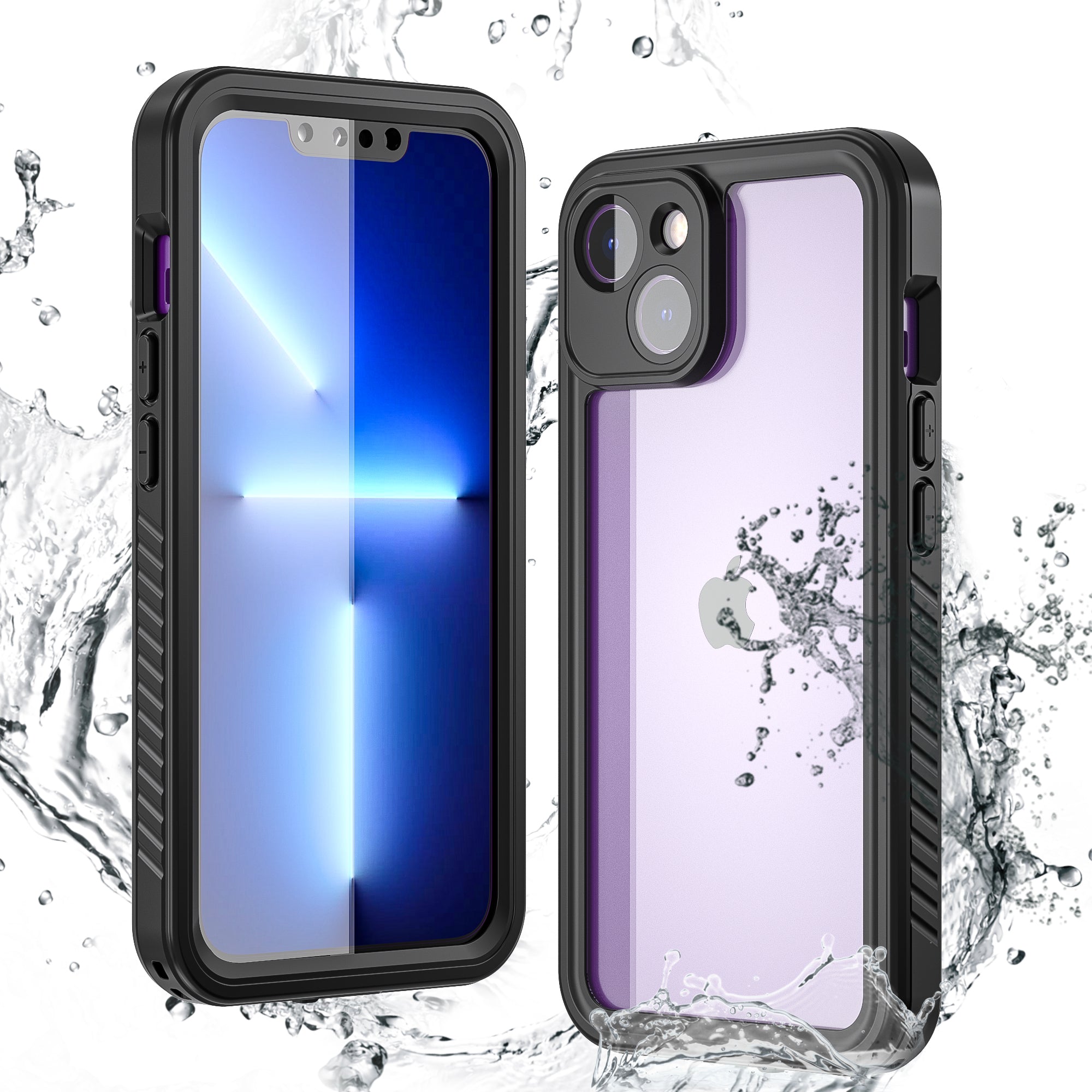 TPU+PET+PC material snowproof, waterproof, dustproof, and shockproof phone case(iPhone 14/14 Plus/14 Pro/14 Pro Max)
