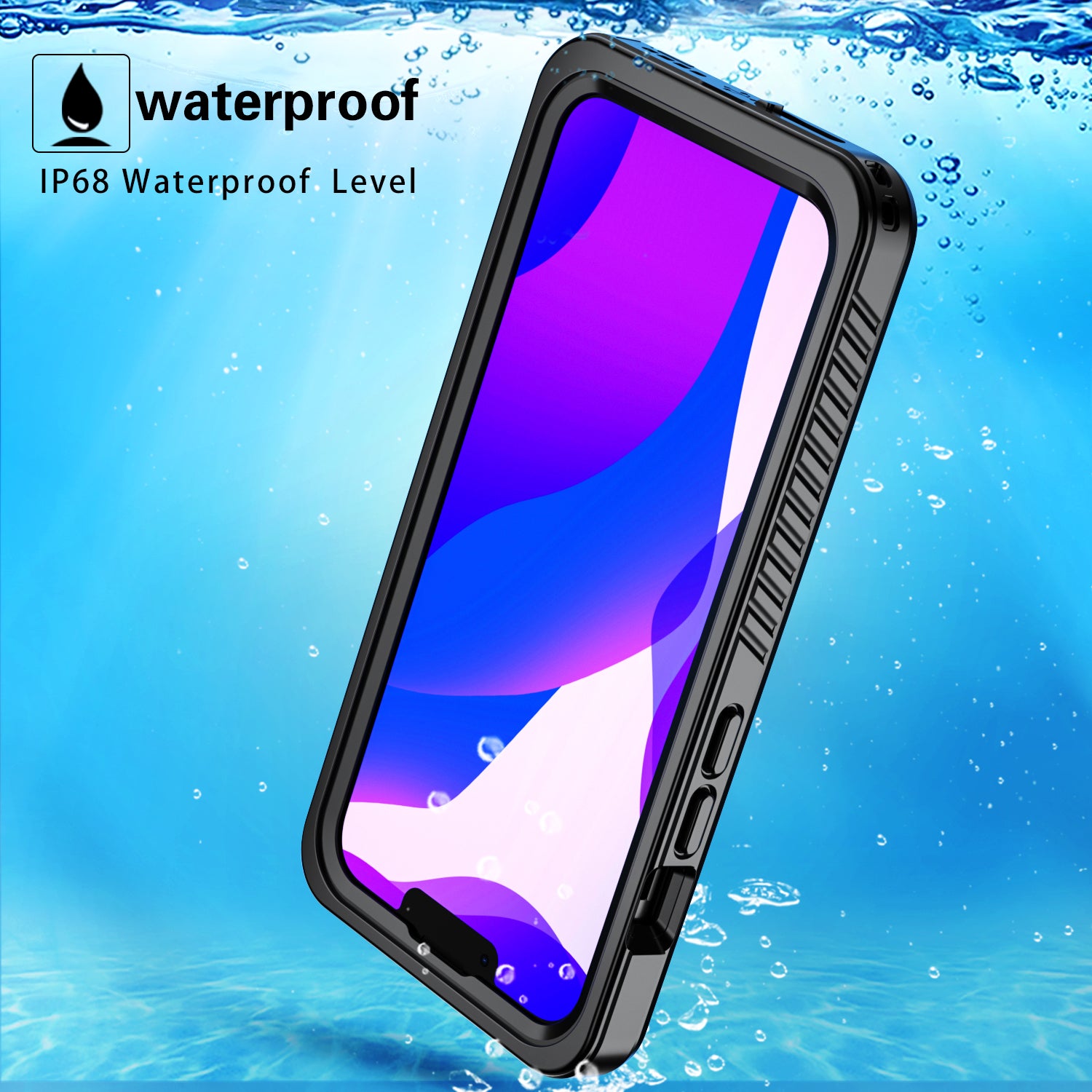 TPU+PET+PC material snowproof, waterproof, dustproof, and shockproof phone case(iPhone 13/13 mini/13 Pro/13 Pro Max)