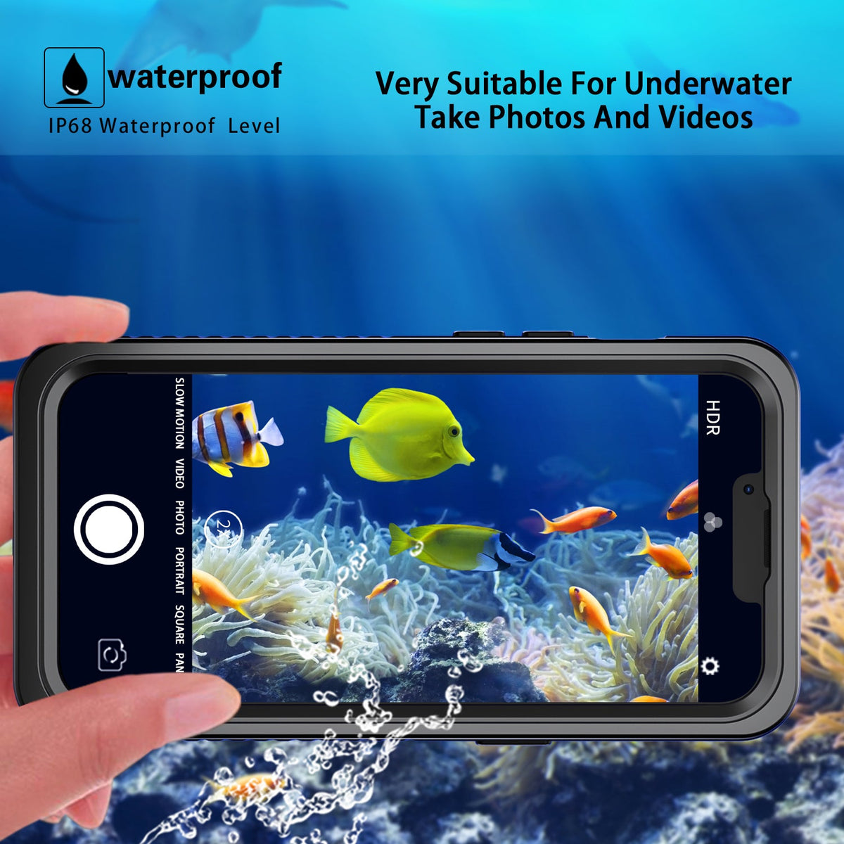 TPU+PET+PC material snowproof, waterproof, dustproof, and shockproof phone case(iPhone 13/13 mini/13 Pro/13 Pro Max)