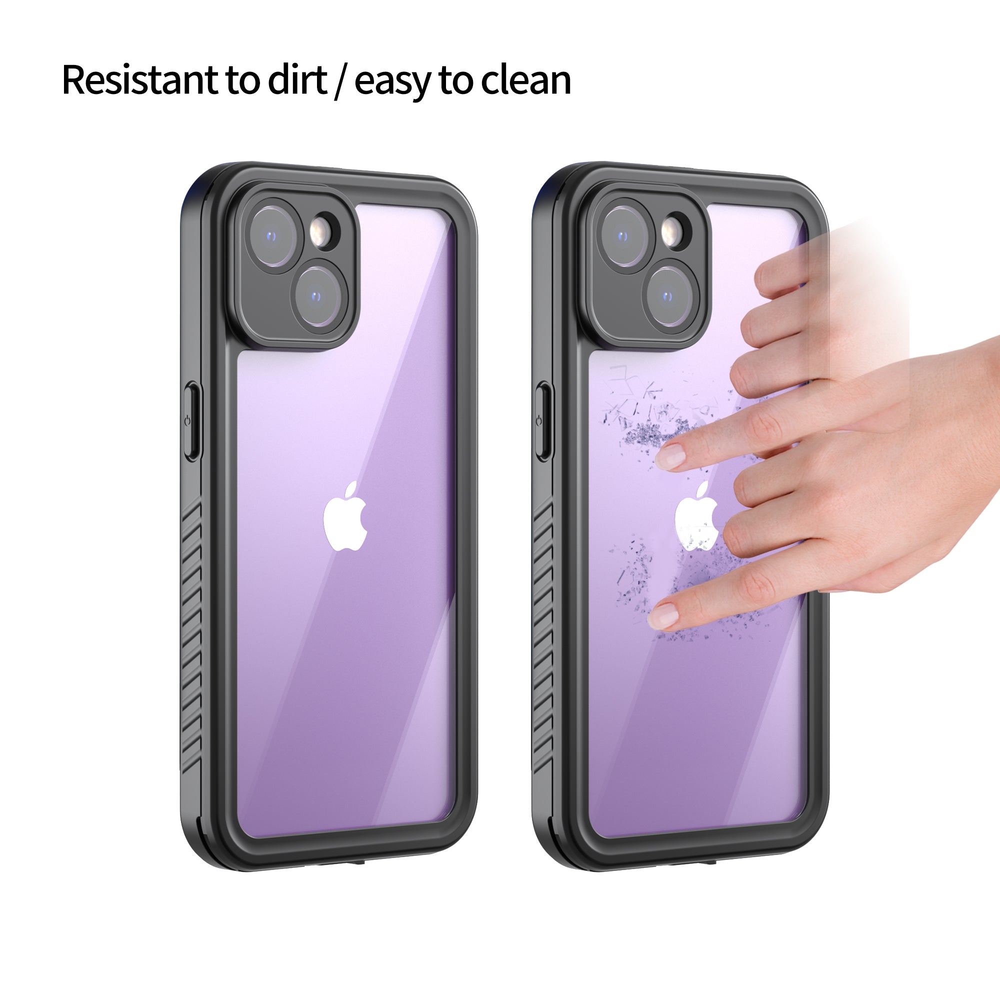 TPU+PET+PC material snowproof, waterproof, dustproof, and shockproof phone case(iPhone 14/14 Plus/14 Pro/14 Pro Max)