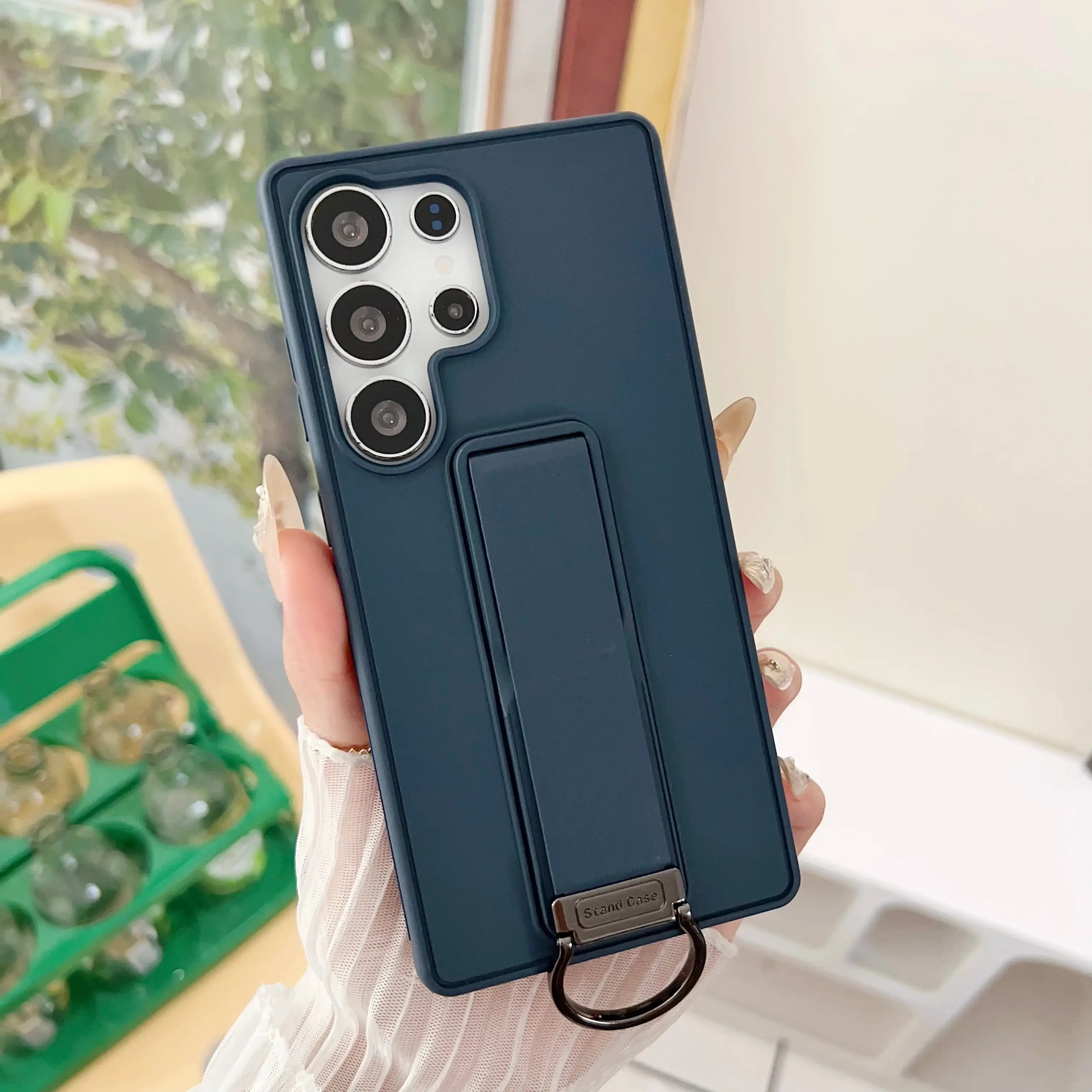 Samsung Galaxy S22, S23, S24 or S25 Ultra Magnetic TPU+PC Protective Case with Expandable Stand