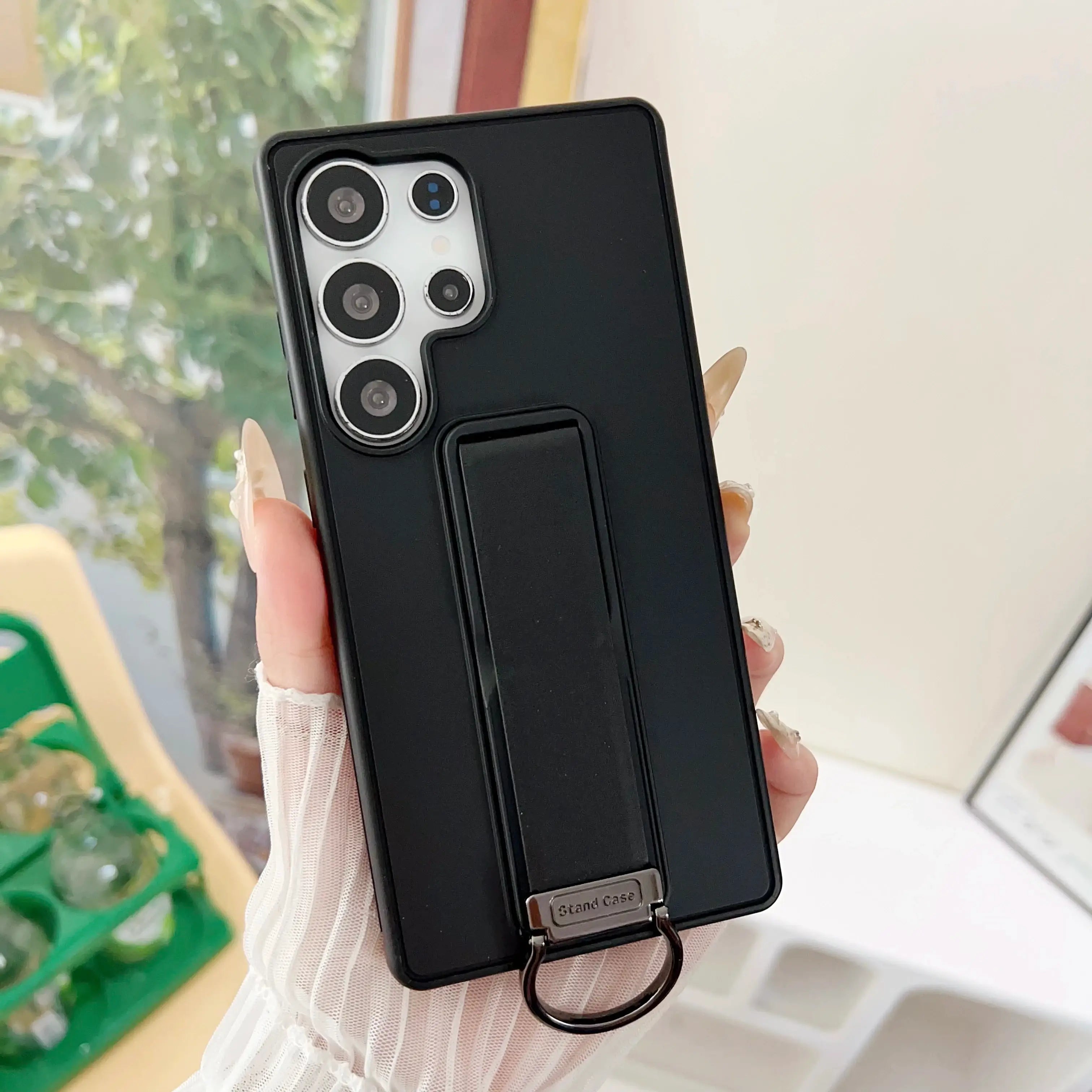 Samsung Galaxy S22, S23, S24 or S25 Ultra Magnetic TPU+PC Protective Case with Expandable Stand