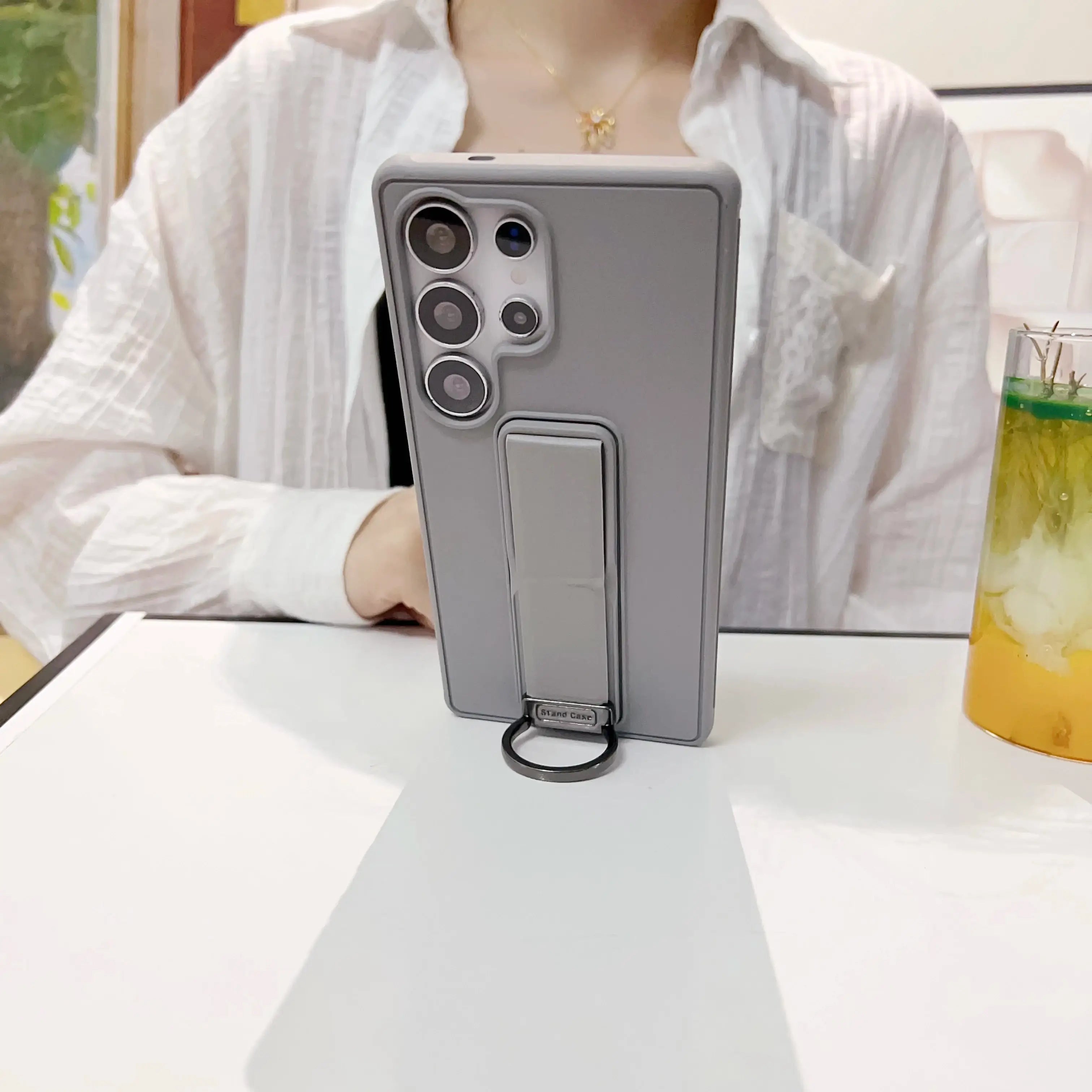 Samsung Galaxy S22, S23, S24 or S25 Ultra Magnetic TPU+PC Protective Case with Expandable Stand