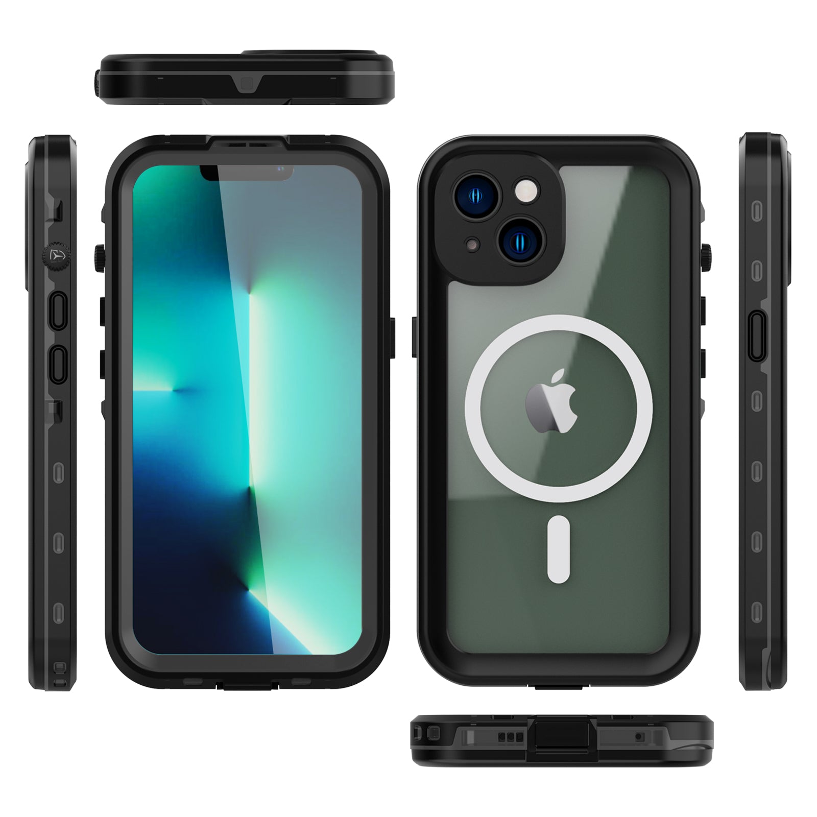 TPU+PC material snowproof, waterproof, dustproof, and shockproof phone case(iPhone 14/14 Plus/14 Pro/14 Pro Max)