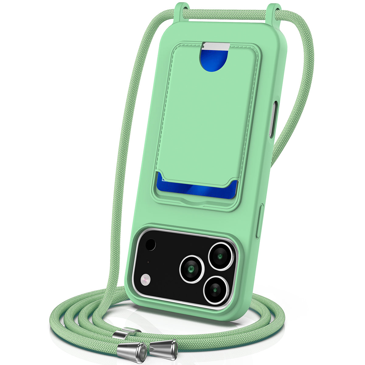 Silicone lanyard case