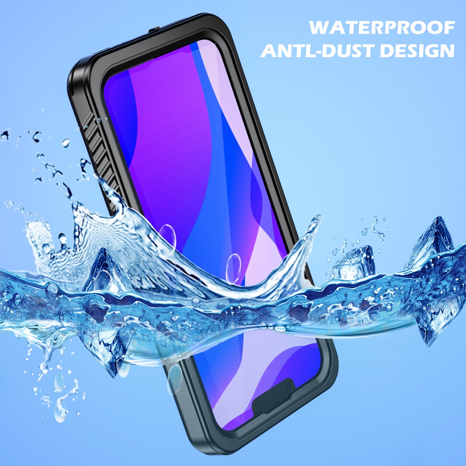 TPU+PET+PC material snowproof, waterproof, dustproof, and shockproof phone case(iPhone 13/13 mini/13 Pro/13 Pro Max)