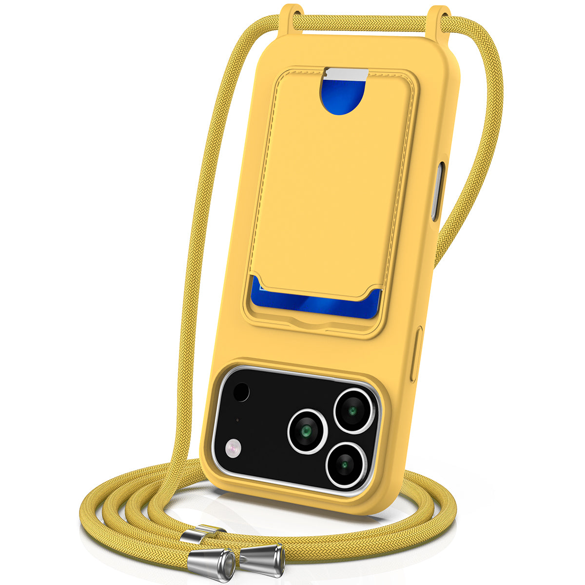 Silicone lanyard case