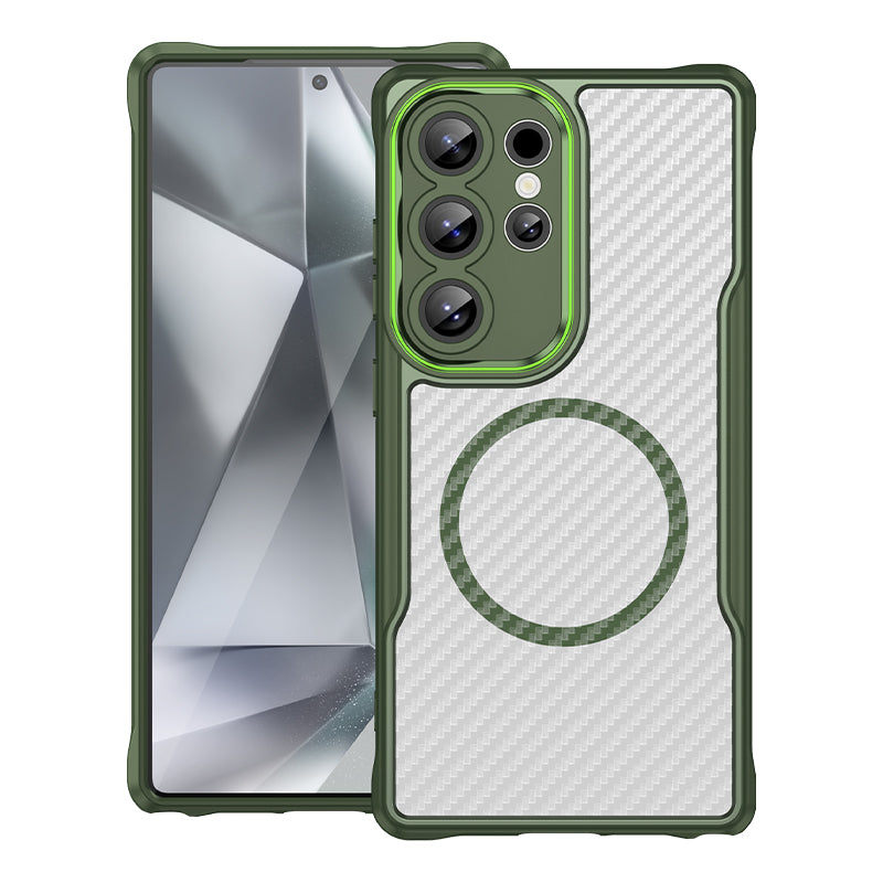 Premium TPU + PC + Acrylic Protective Case for Samsung Galaxy S25 Ultra