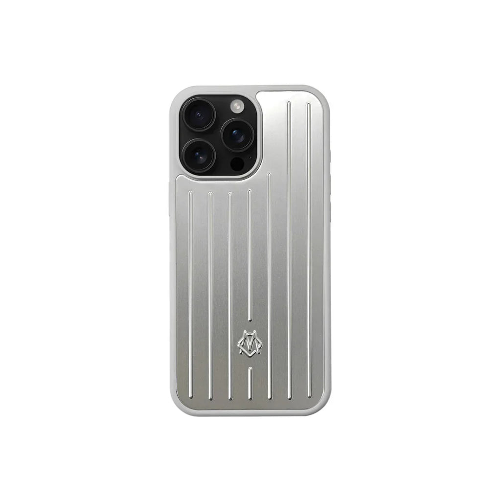 RIMOWA Silver iPhone case(iPhone 13/14/14 Pro/14 Pro Max/15